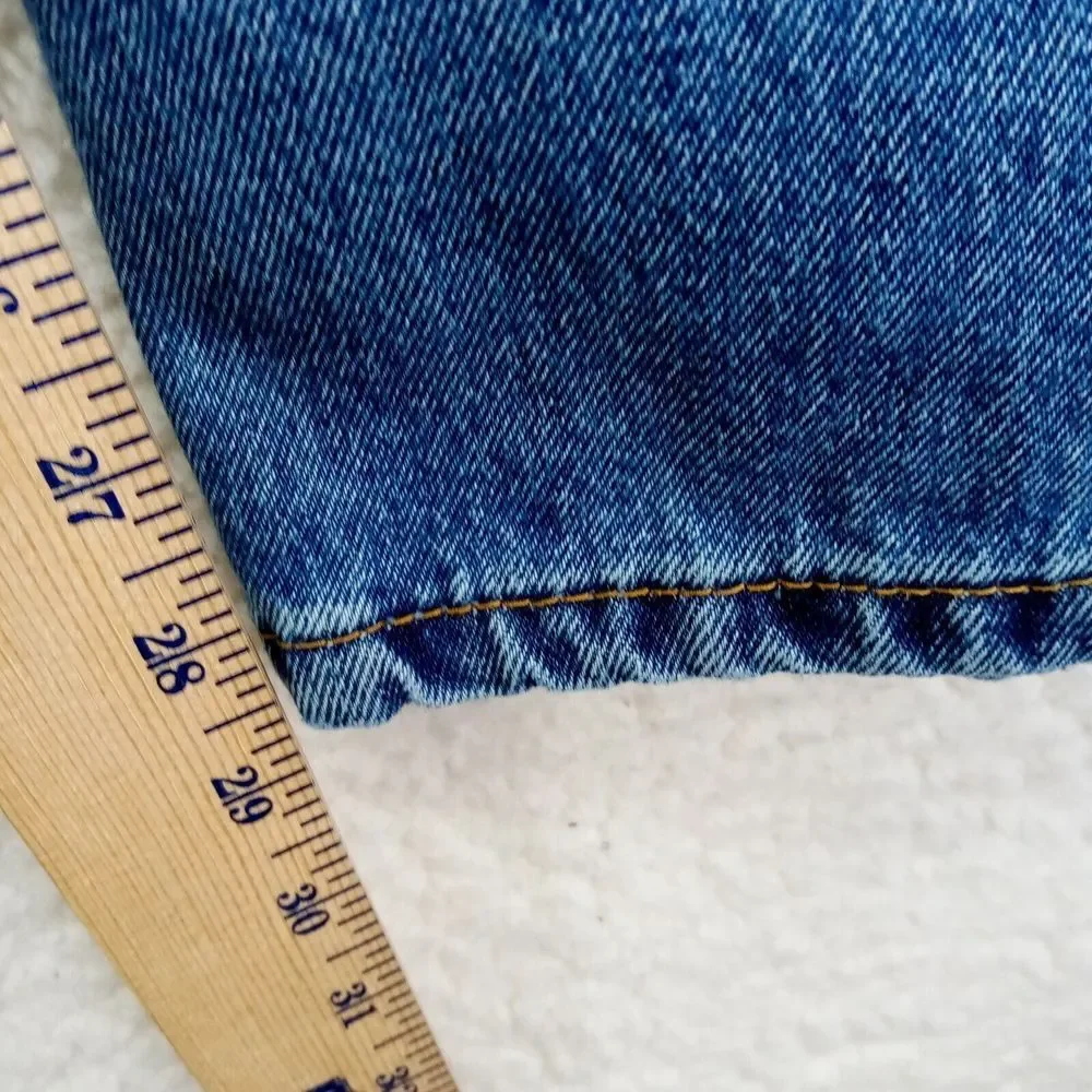 Levis 516 Jeans Mens 32x30 Slim Straight‎ Cotton Denim Medium Wash